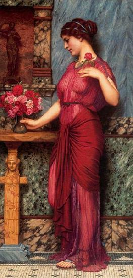 John William Godward An Offering to Venus